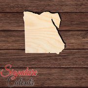 Egypt Shape Cutout in Wood, Acrylic or Acrylic Mirror - Signature Cutouts