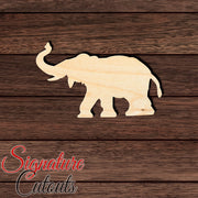 Elephant 005 Shape Cutout in Wood, Acrylic or Acrylic Mirror - Signature Cutouts