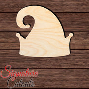 Elf Hat 002 Shape Cutout in Wood, Acrylic or Acrylic Mirror - Signature Cutouts