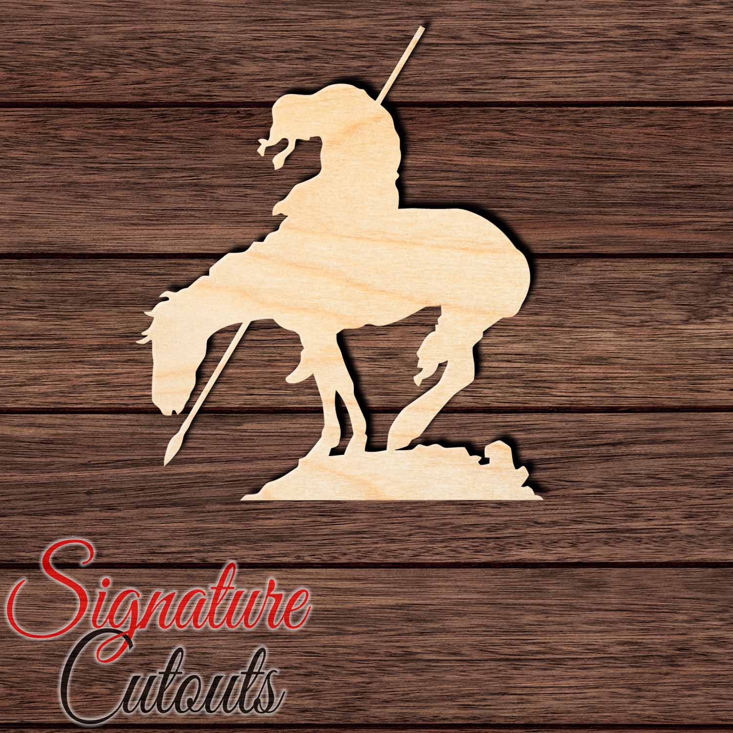 End of the Road 001 Shape Cutout in Wood, Acrylic or Acrylic Mirror - Signature Cutouts