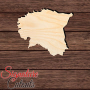 Estonia Shape Cutout in Wood, Acrylic or Acrylic Mirror - Signature Cutouts