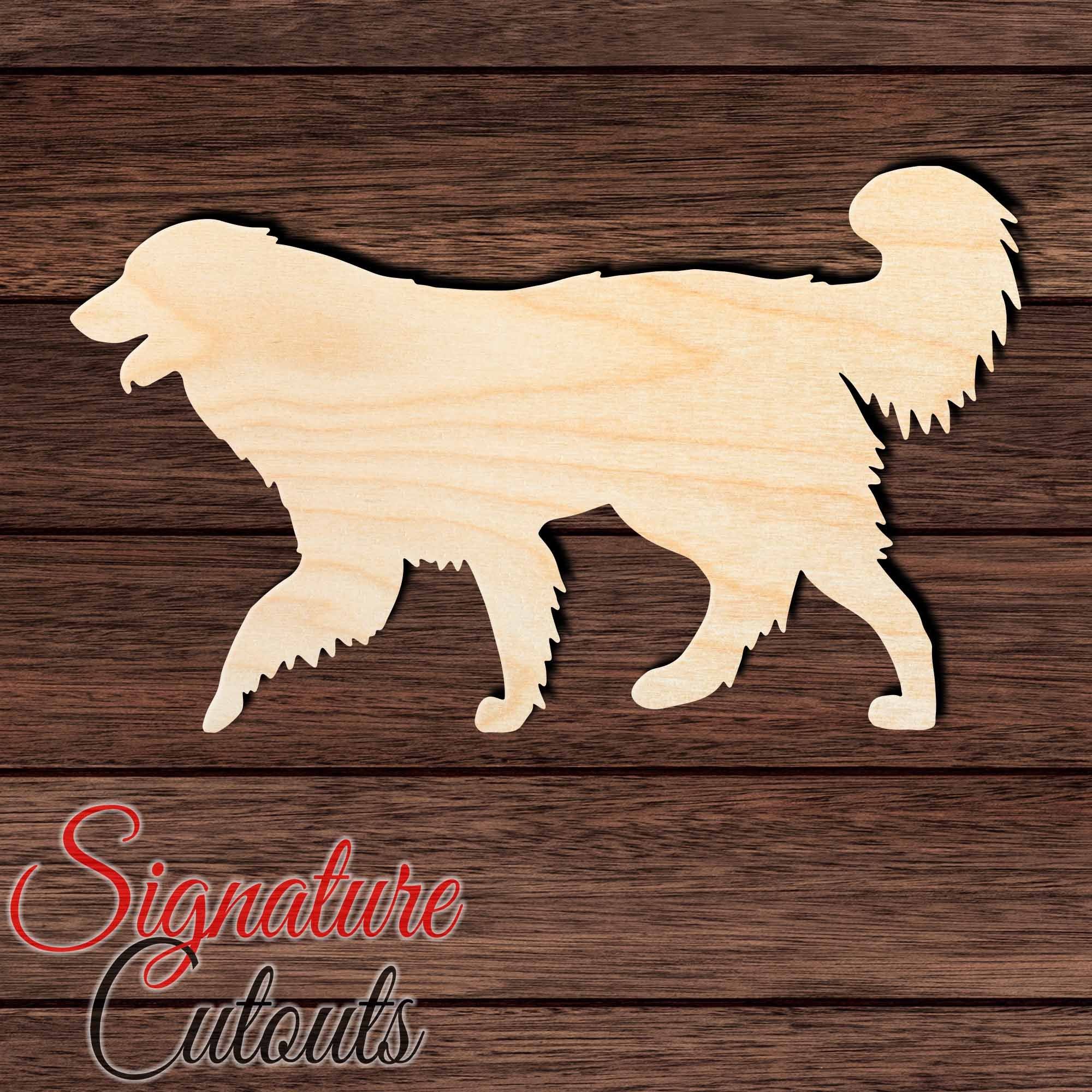 Estrela Mountain Dog Shape Cutout in Wood, Acrylic or Acrylic Mirror - Signature Cutouts