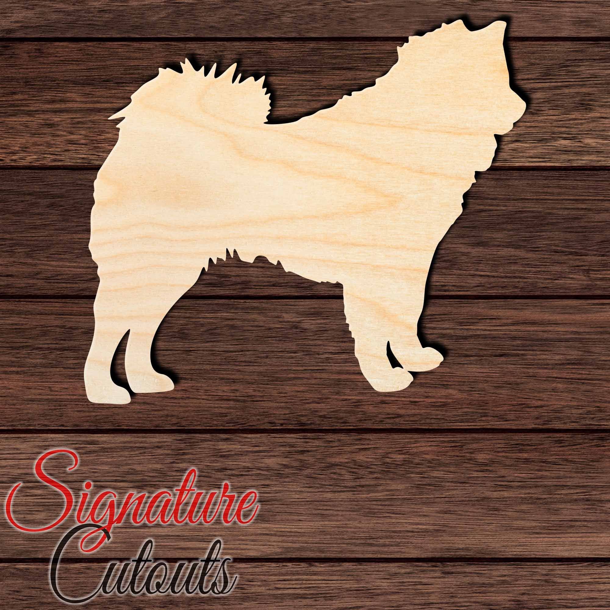 Eurasier Shape Cutout in Wood, Acrylic or Acrylic Mirror - Signature Cutouts