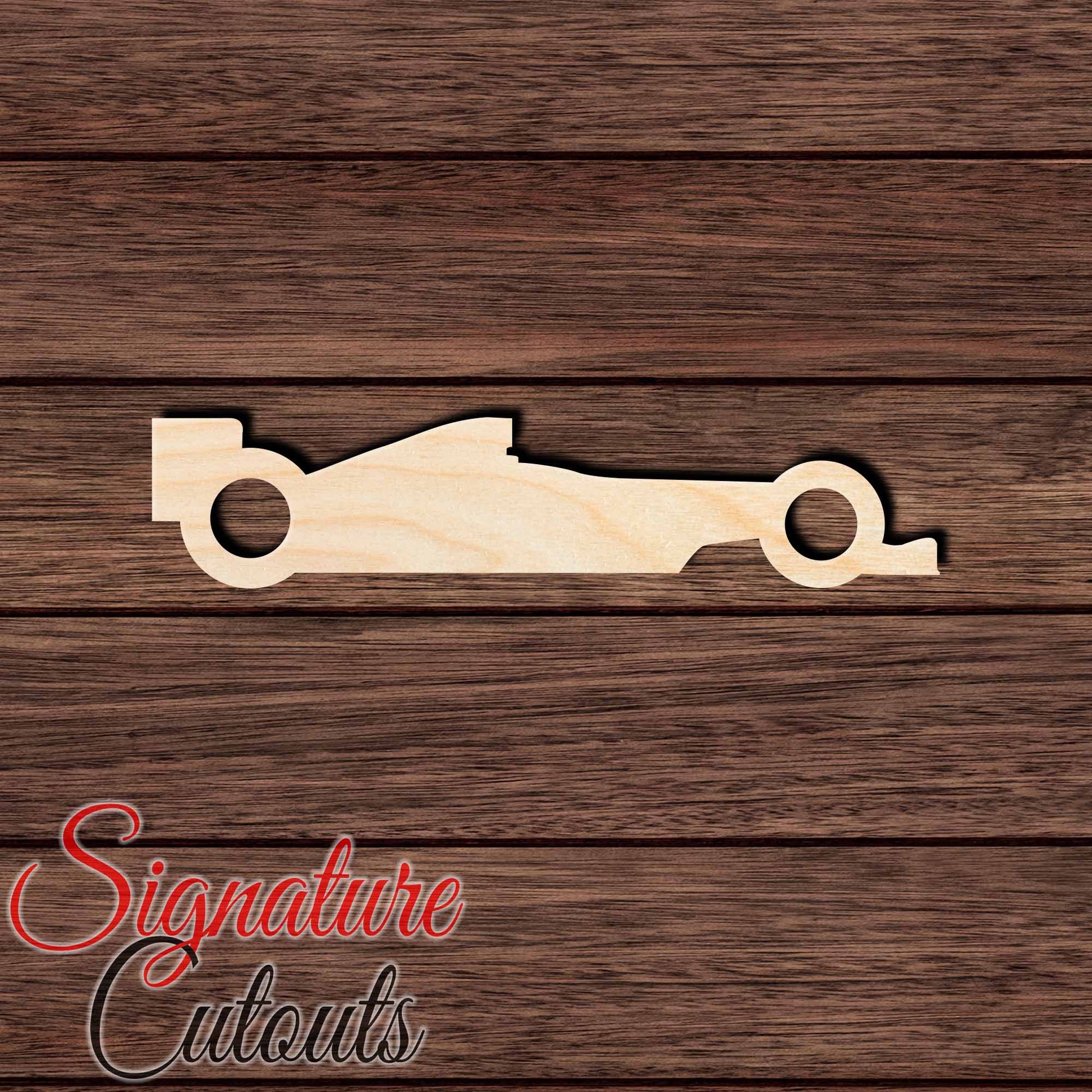 F1 003 Shape Cutout in Wood, Acrylic or Acrylic Mirror - Signature Cutouts