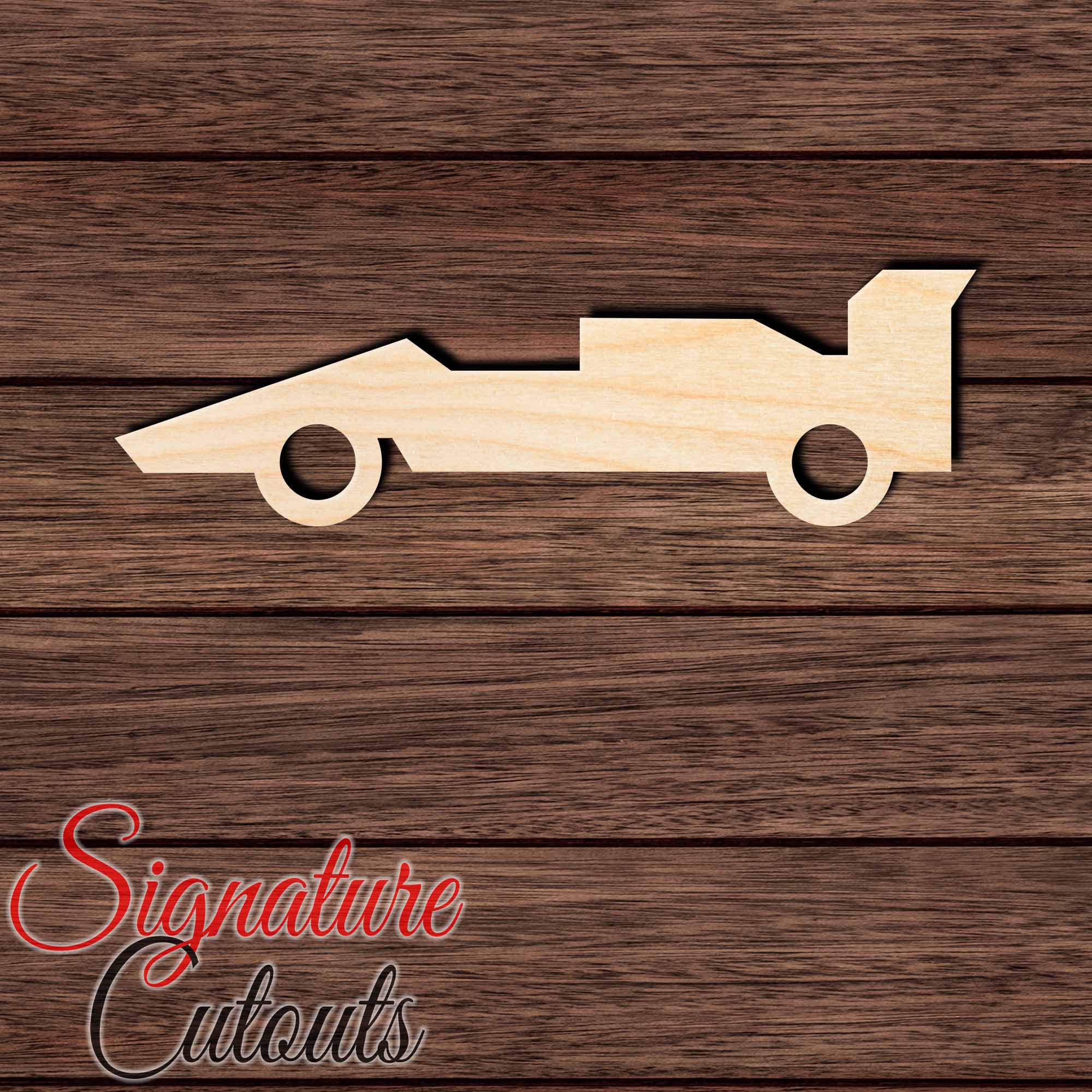 F1 006 Shape Cutout in Wood, Acrylic or Acrylic Mirror - Signature Cutouts