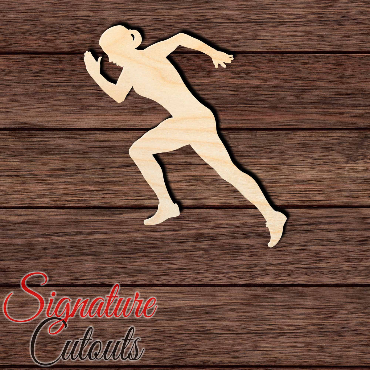 Female Runner 001 Shape Cutout – Signature Custom Works