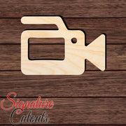 Film Camera 001 Shape Cutout in Wood, Acrylic or Acrylic Mirror - Signature Cutouts