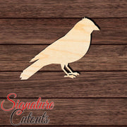 Finch 002 Shape Cutout in Wood, Acrylic or Acrylic Mirror - Signature Cutouts