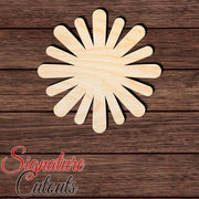 Flower 005 Shape Cutout in Wood, Acrylic or Acrylic Mirror - Signature Cutouts