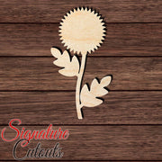 Flower 008 Shape Cutout in Wood, Acrylic or Acrylic Mirror - Signature Cutouts