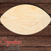 Football 004 Shape Cutout in Wood, Acrylic or Acrylic Mirror - Signature Cutouts