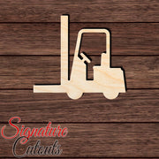Forklift 001 Shape Cutout in Wood, Acrylic or Acrylic Mirror - Signature Cutouts