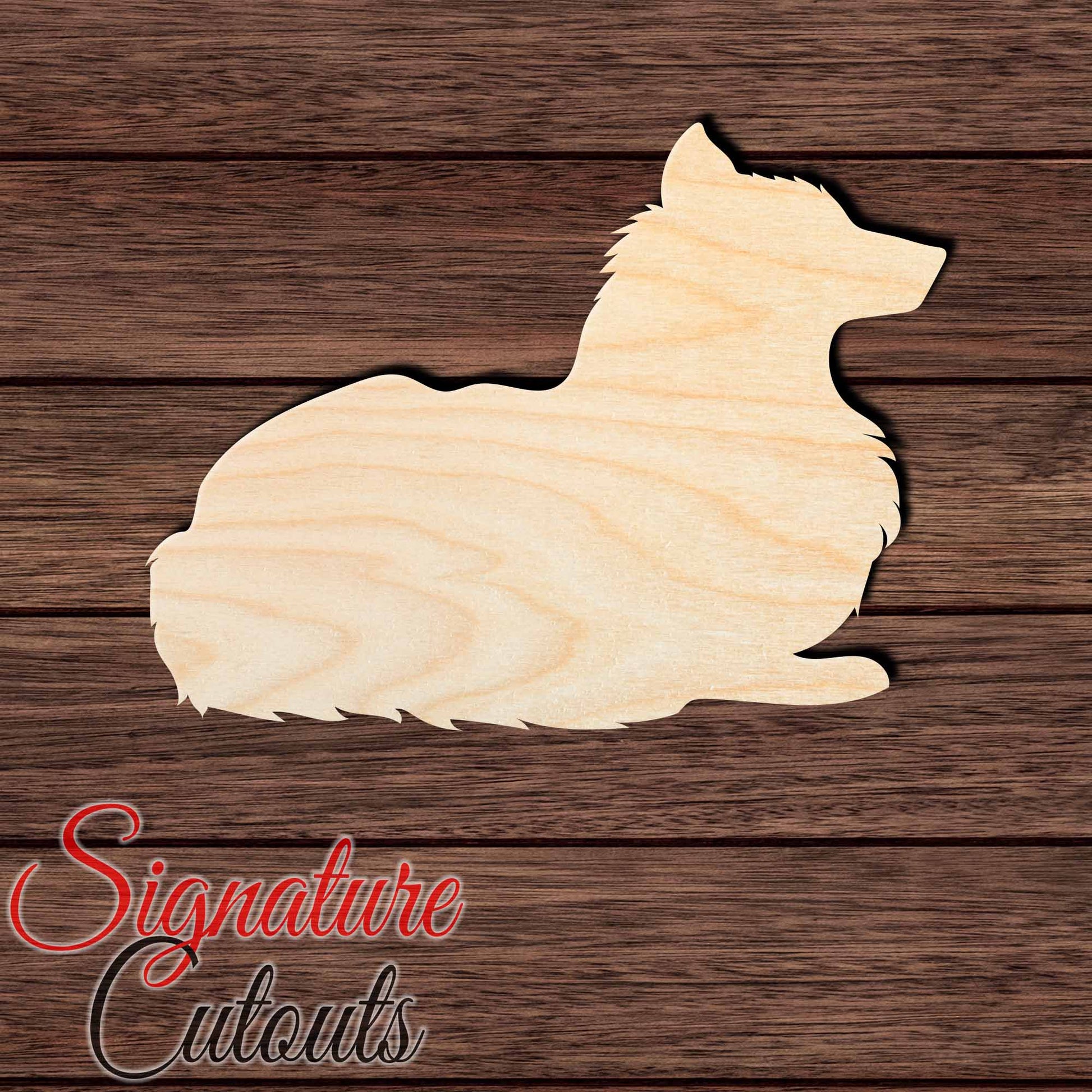 Fox 007 en Shape Cutout in Wood, Acrylic or Acrylic Mirror - Signature Cutouts