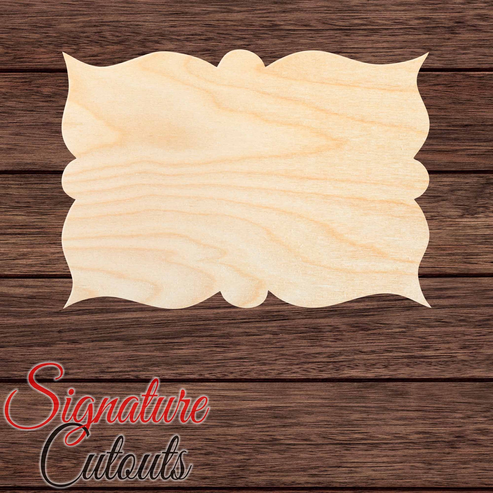 Frame 001 Shape Cutout in Wood, Acrylic or Acrylic Mirror - Signature Cutouts