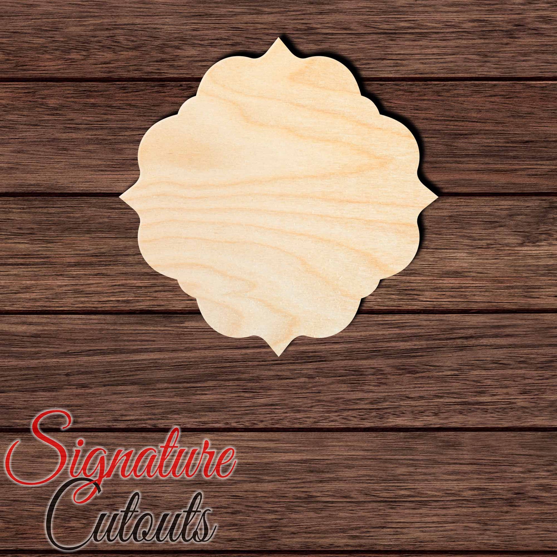 Frame 005 Shape Cutout in Wood, Acrylic or Acrylic Mirror - Signature Cutouts