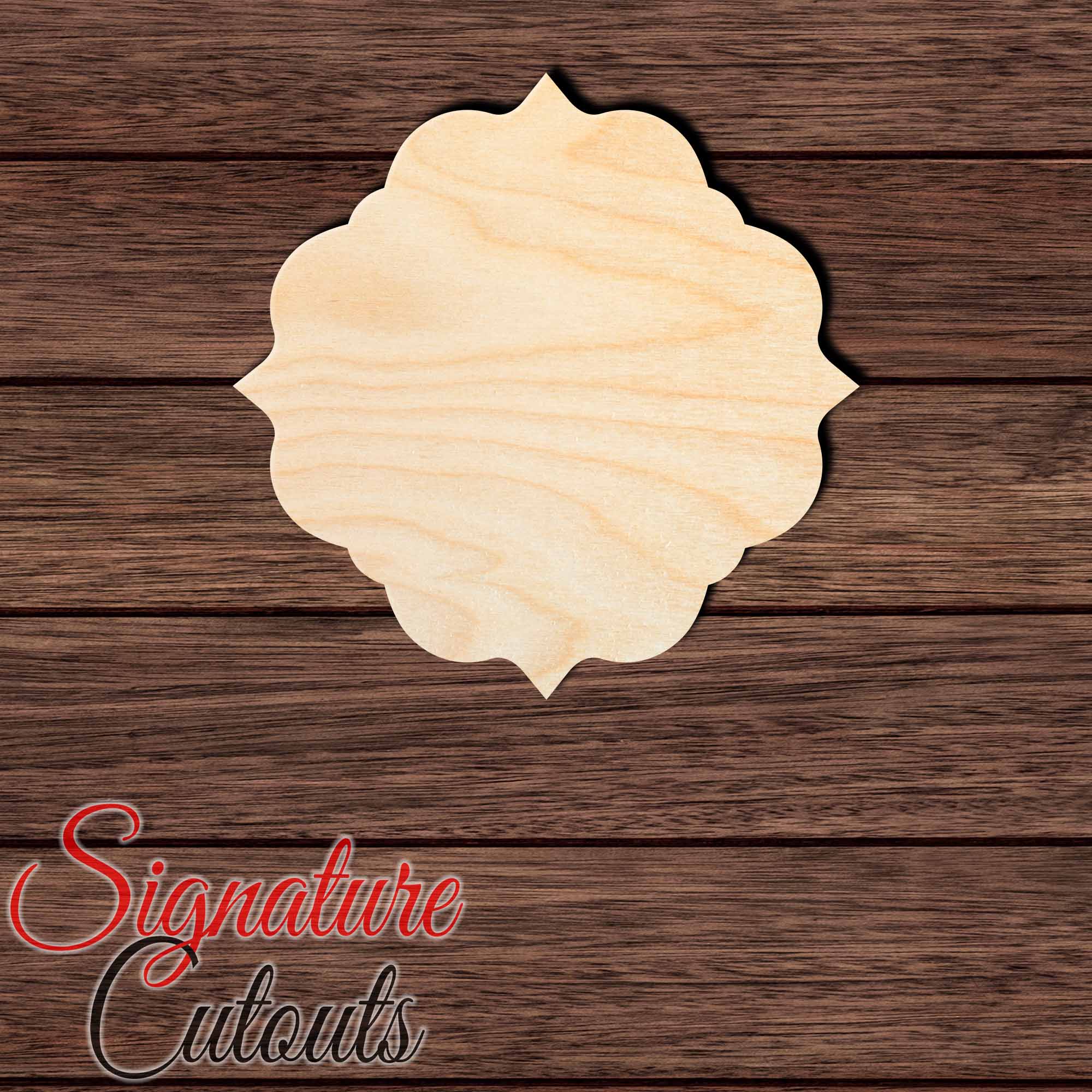 Frame 005 Shape Cutout in Wood, Acrylic or Acrylic Mirror - Signature Cutouts