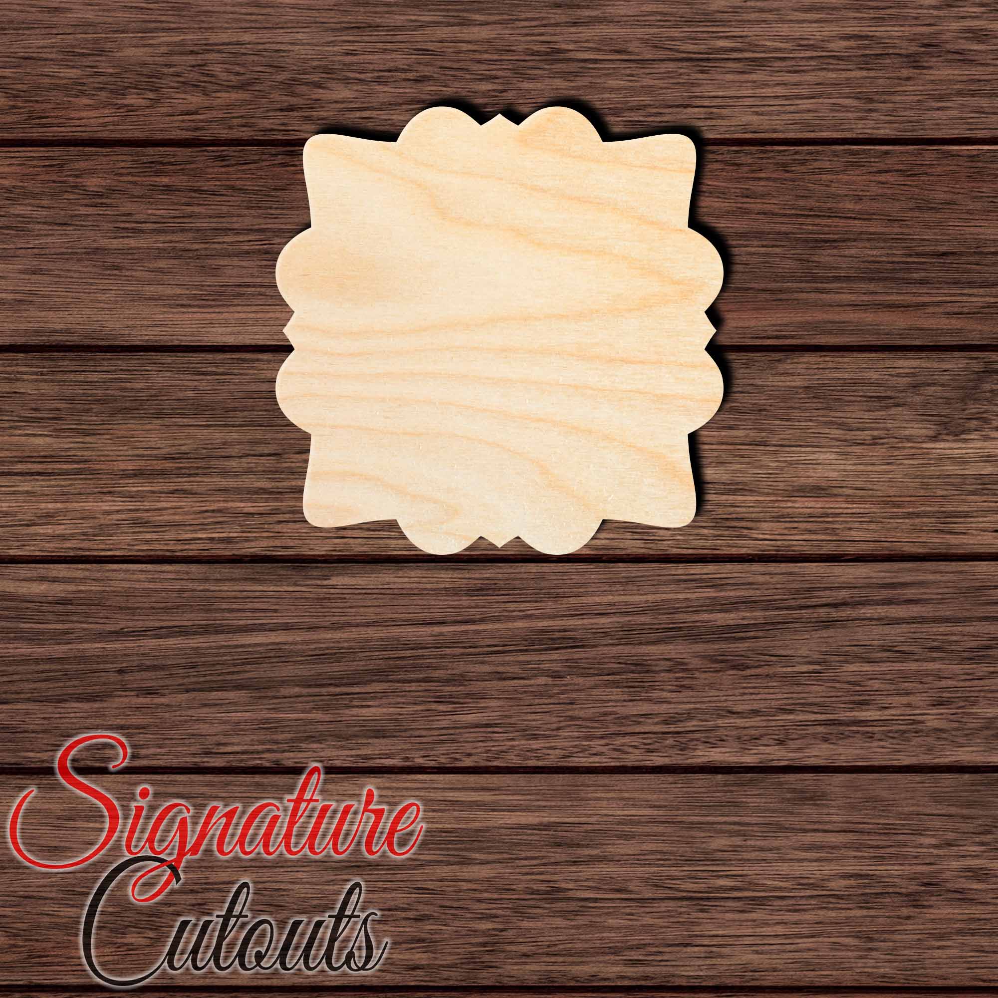 Frame 006 Shape Cutout in Wood, Acrylic or Acrylic Mirror - Signature Cutouts