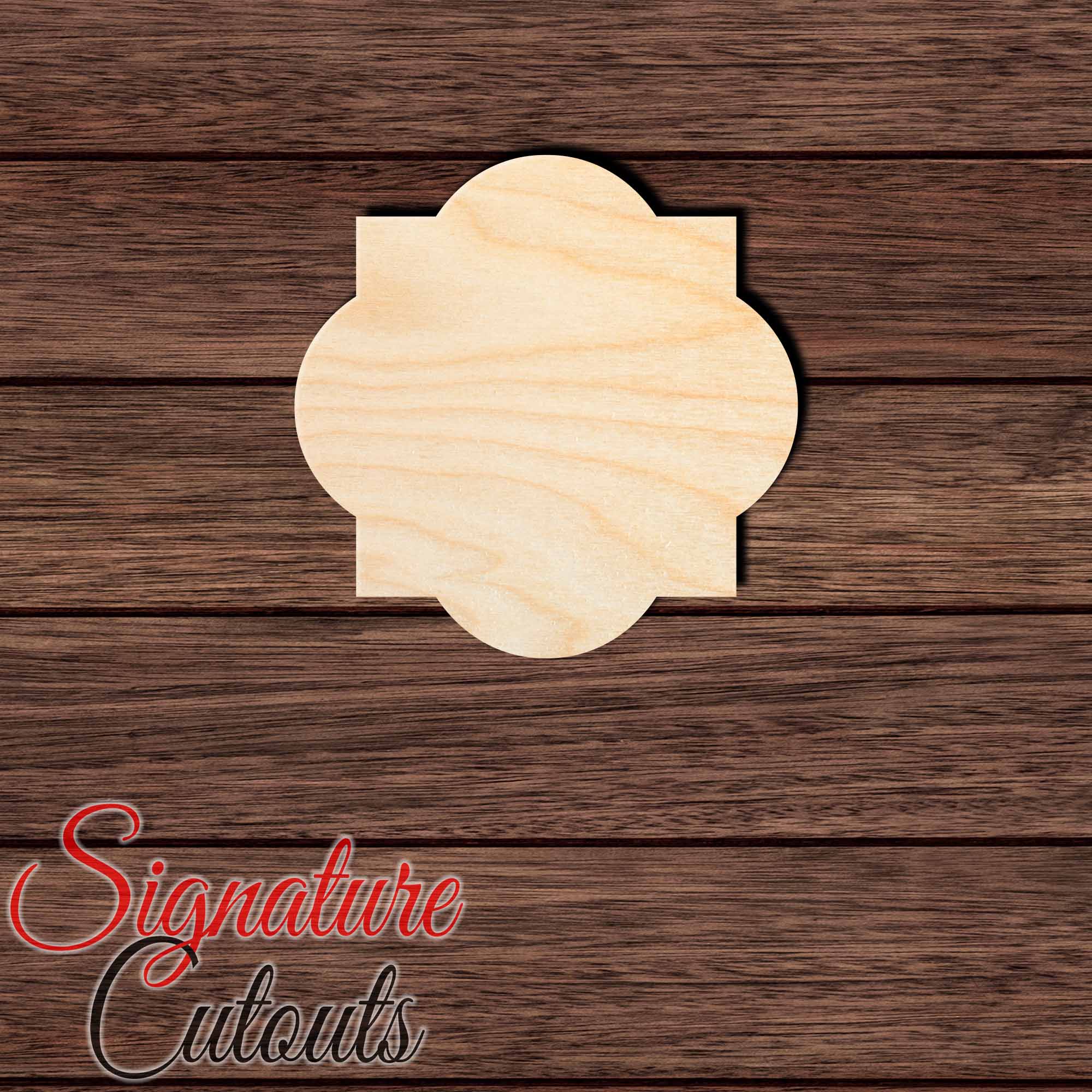 Frame 008 Shape Cutout in Wood, Acrylic or Acrylic Mirror - Signature Cutouts