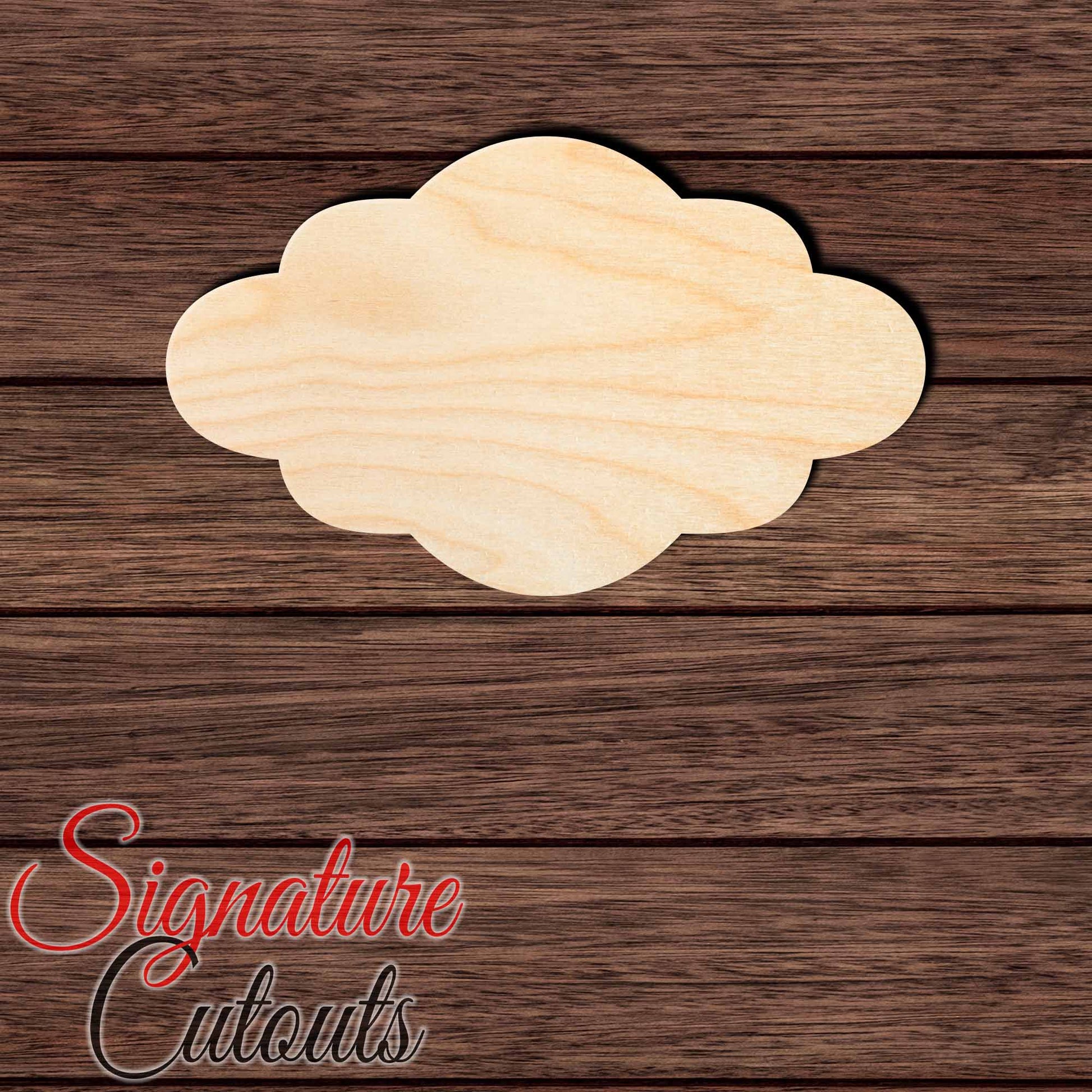 Frame 009 Shape Cutout in Wood, Acrylic or Acrylic Mirror - Signature Cutouts