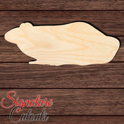 Frog 013 Shape Cutout in Wood, Acrylic or Acrylic Mirror - Signature Cutouts