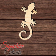 Gecko 003 Shape Cutout in Wood, Acrylic or Acrylic Mirror - Signature Cutouts