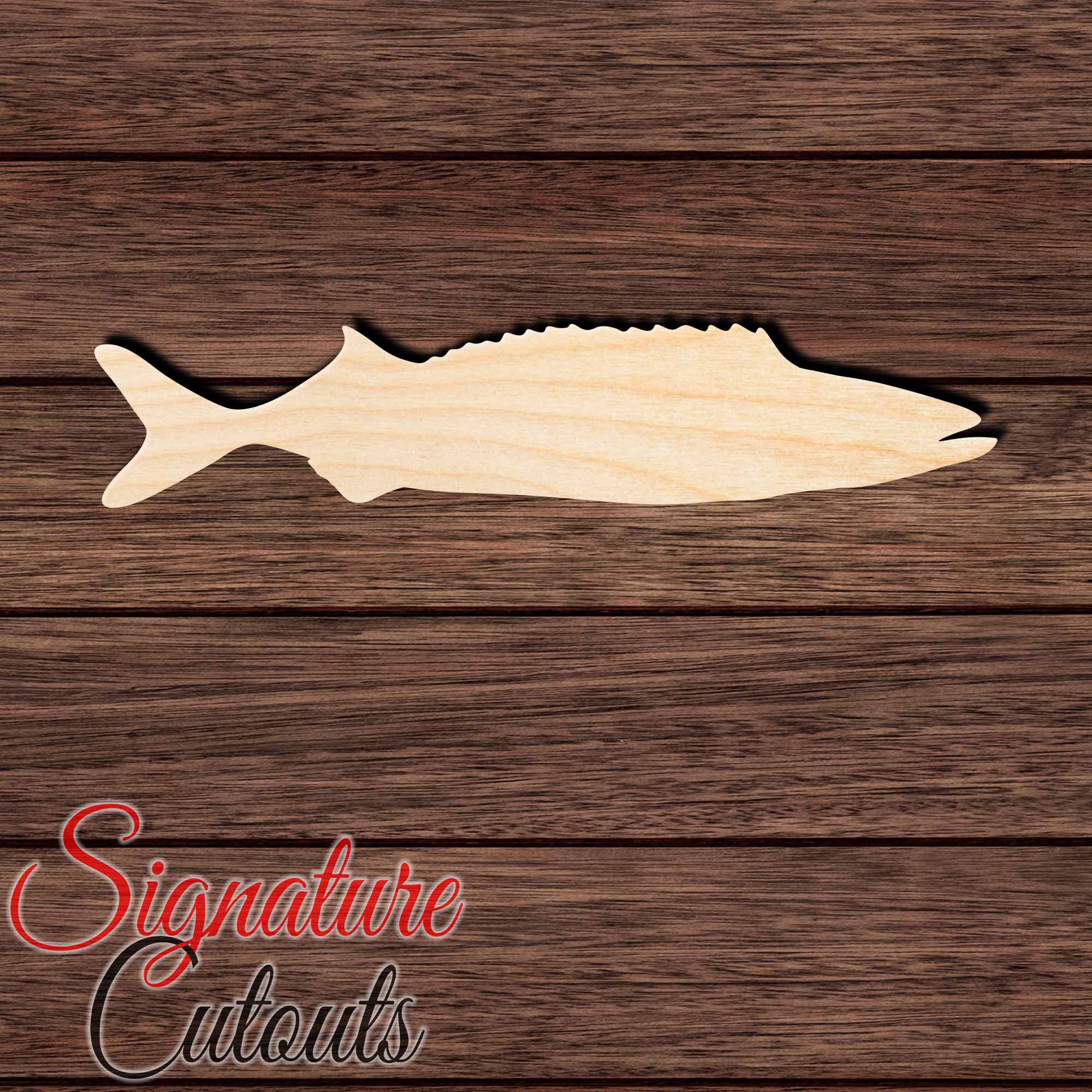 Gemfish Shape Cutout in Wood, Acrylic or Acrylic Mirror - Signature Cutouts