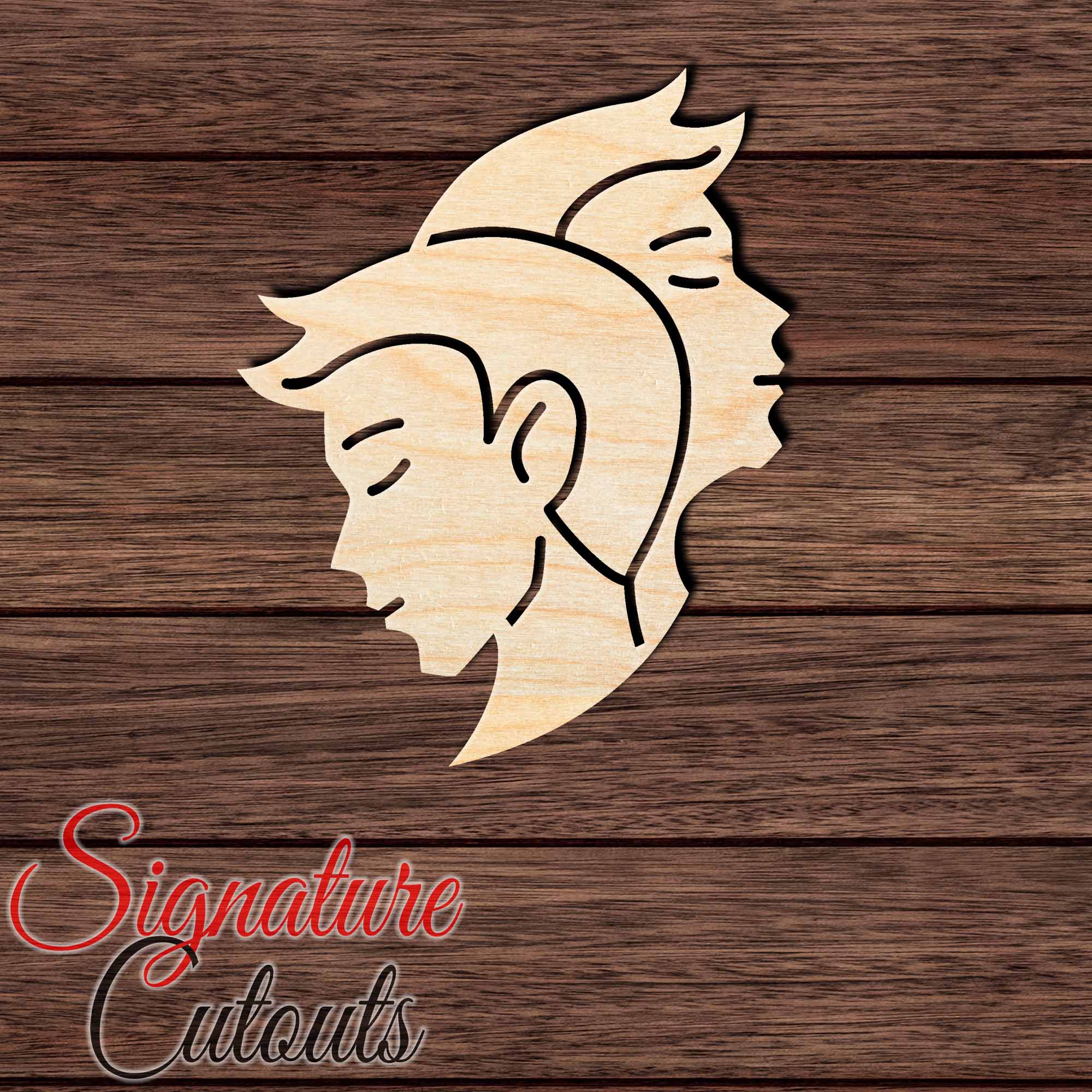 Gemini 003 Shape Cutout in Wood, Acrylic or Acrylic Mirror - Signature Cutouts