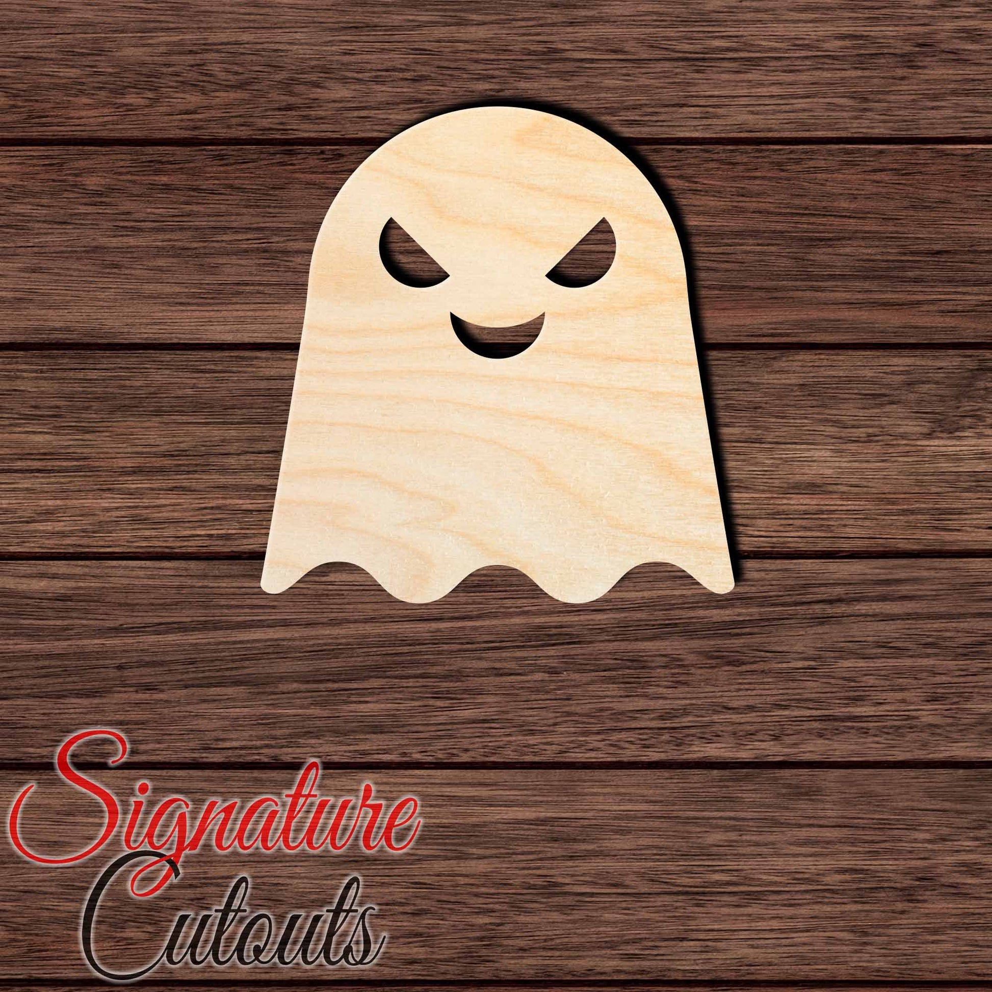 Ghost 003 Shape Cutout in Wood, Acrylic or Acrylic Mirror - Signature Cutouts