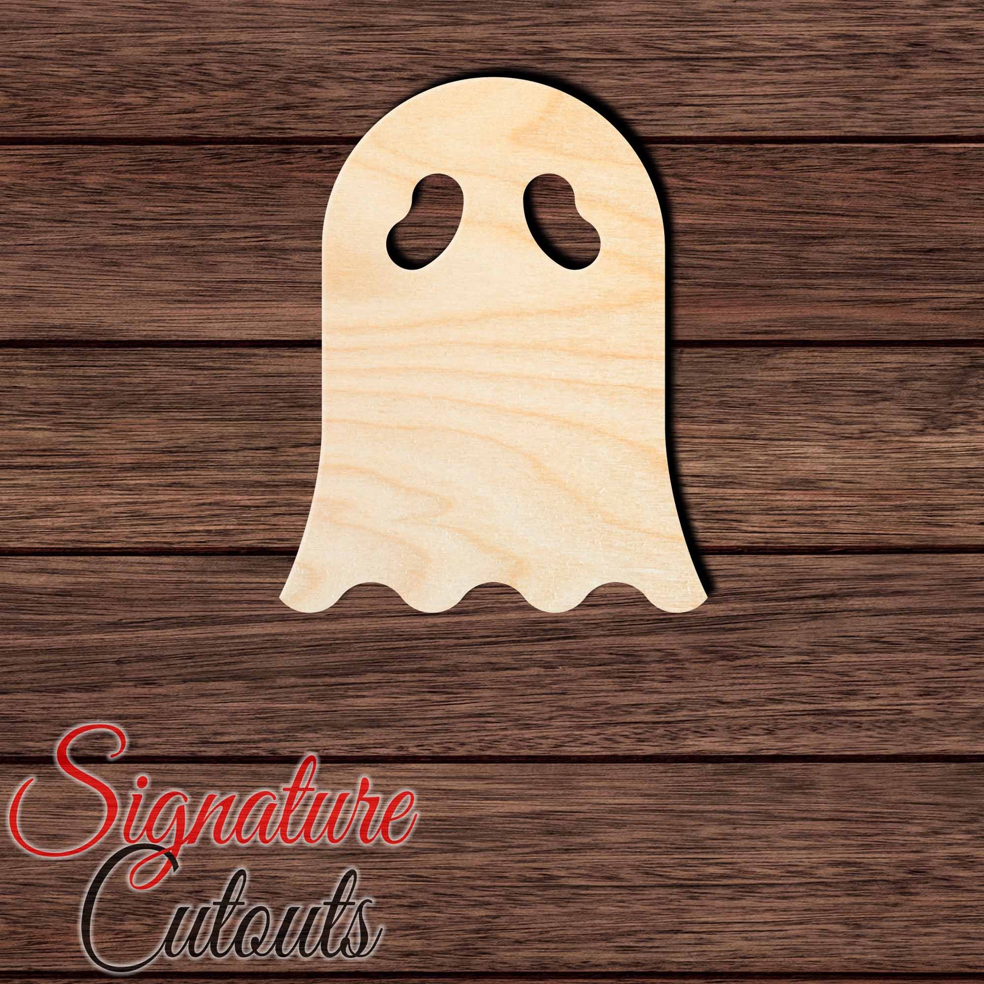 Ghost 006 Shape Cutout in Wood, Acrylic or Acrylic Mirror - Signature Cutouts