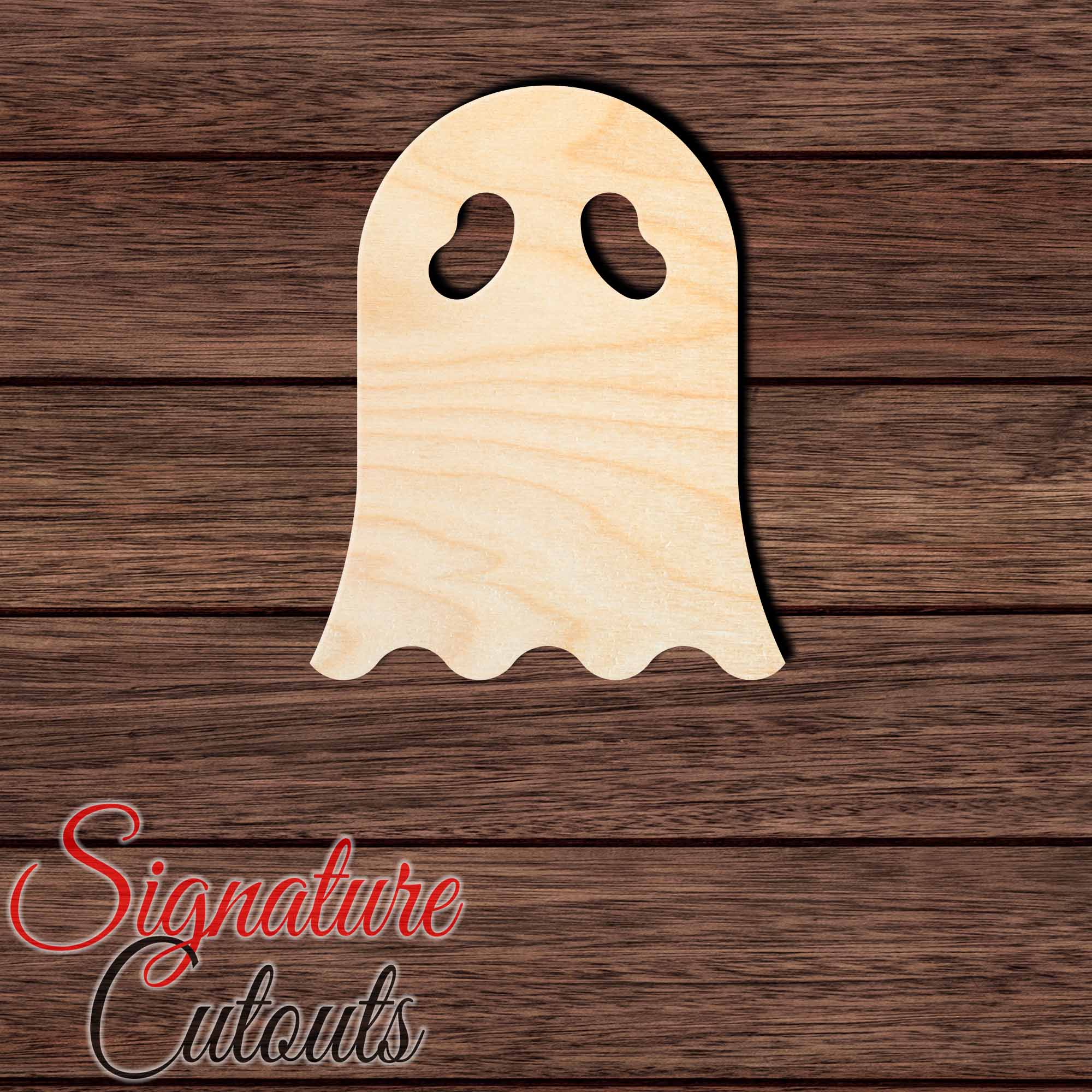 Ghost 006 Shape Cutout in Wood, Acrylic or Acrylic Mirror - Signature Cutouts