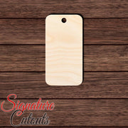 Gift Tag 006 Shape Cutout in Wood, Acrylic or Acrylic Mirror - Signature Cutouts