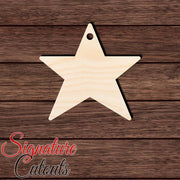 Gift Tag 011 Shape Cutout in Wood, Acrylic or Acrylic Mirror - Signature Cutouts