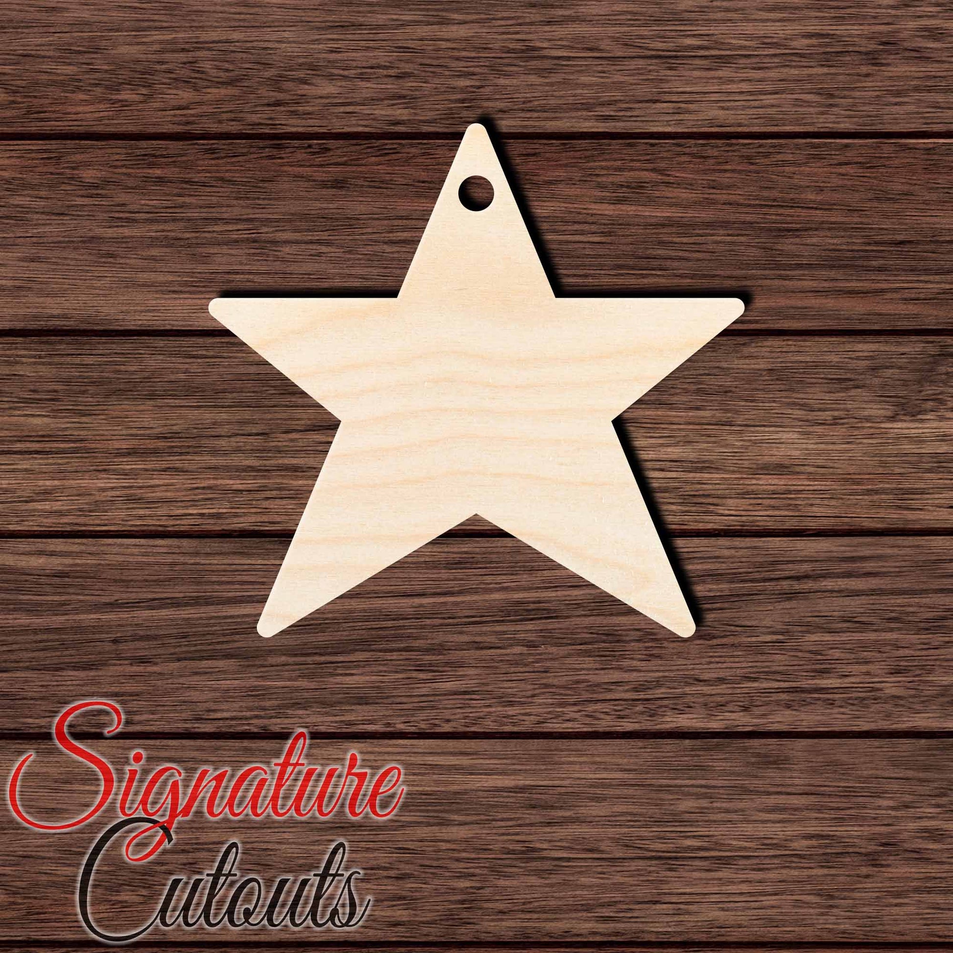 Gift Tag 011 Shape Cutout in Wood, Acrylic or Acrylic Mirror - Signature Cutouts