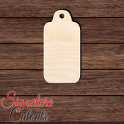 Gift Tag 015 Shape Cutout in Wood, Acrylic or Acrylic Mirror - Signature Cutouts