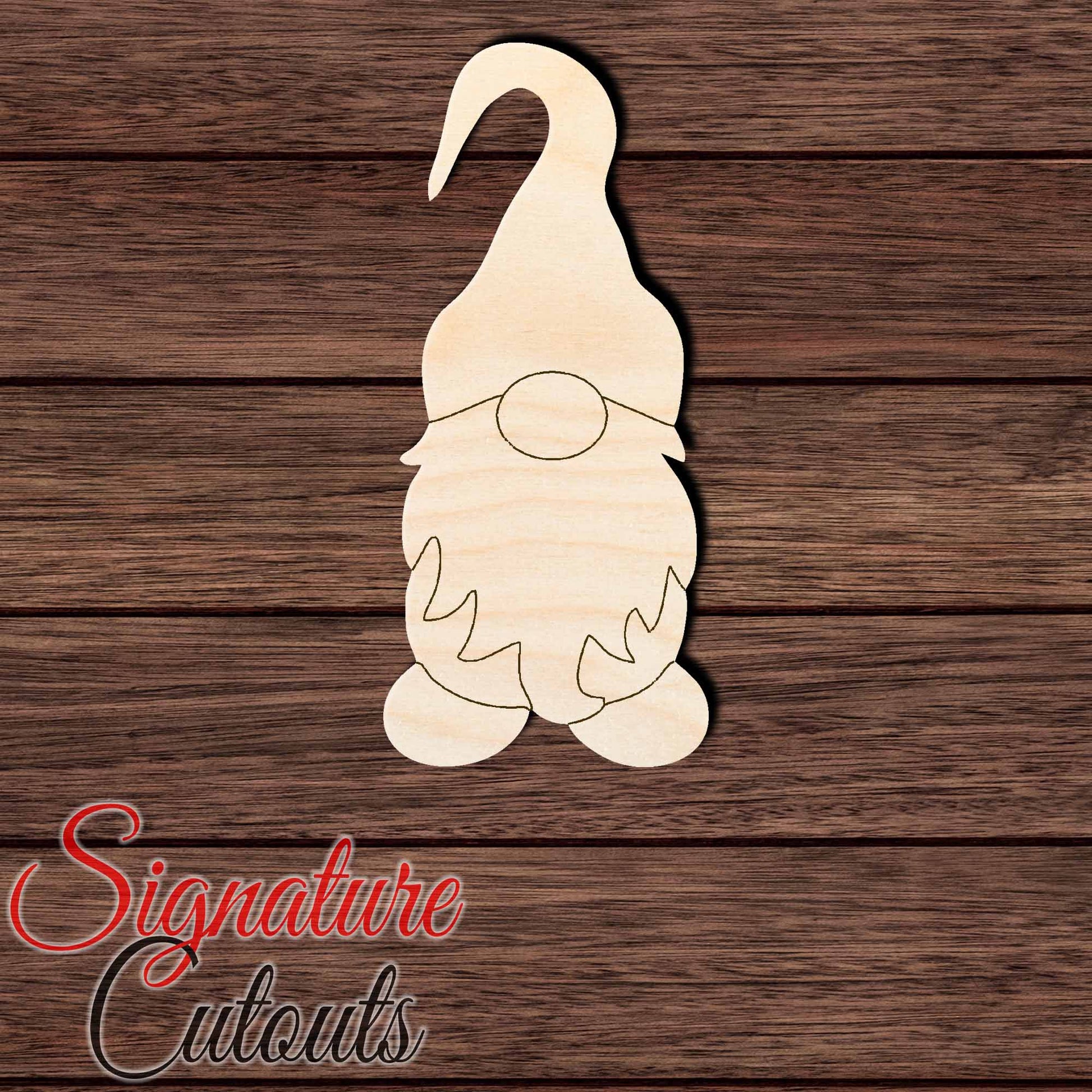 Gnome 001 Shape Cutout - Paint by Line - Signature Cutouts