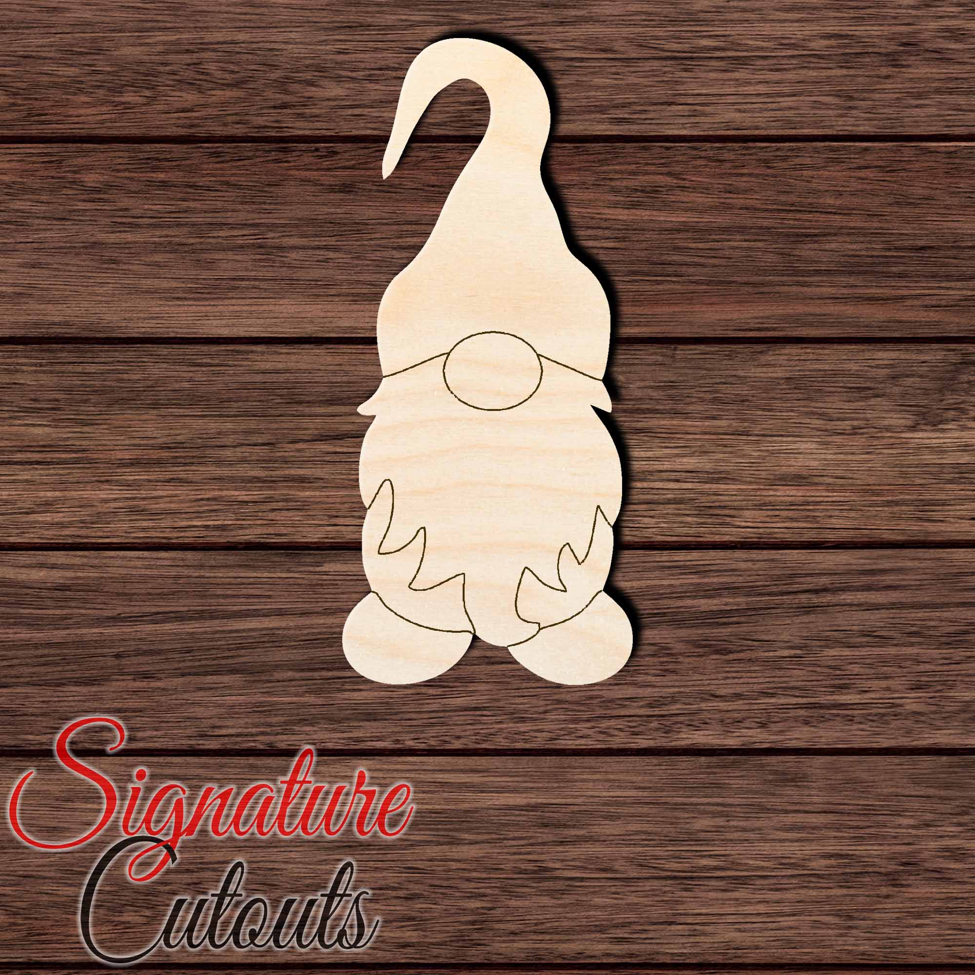 Gnome 001 Shape Cutout - Paint by Line - Signature Cutouts