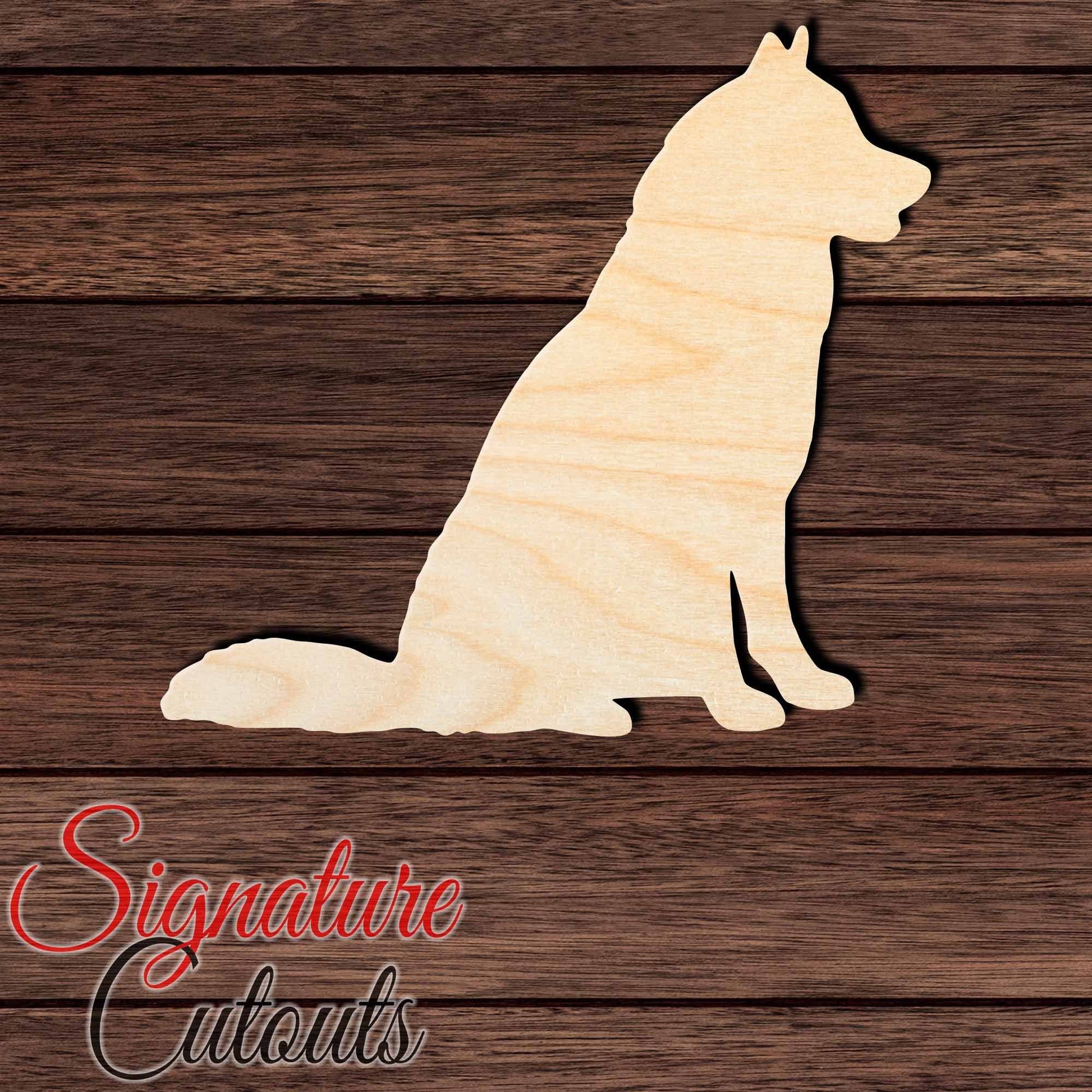 Goberian Shape Cutout in Wood, Acrylic or Acrylic Mirror - Signature Cutouts