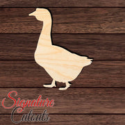 Goose 001 Shape Cutout in Wood, Acrylic or Acrylic Mirror - Signature Cutouts
