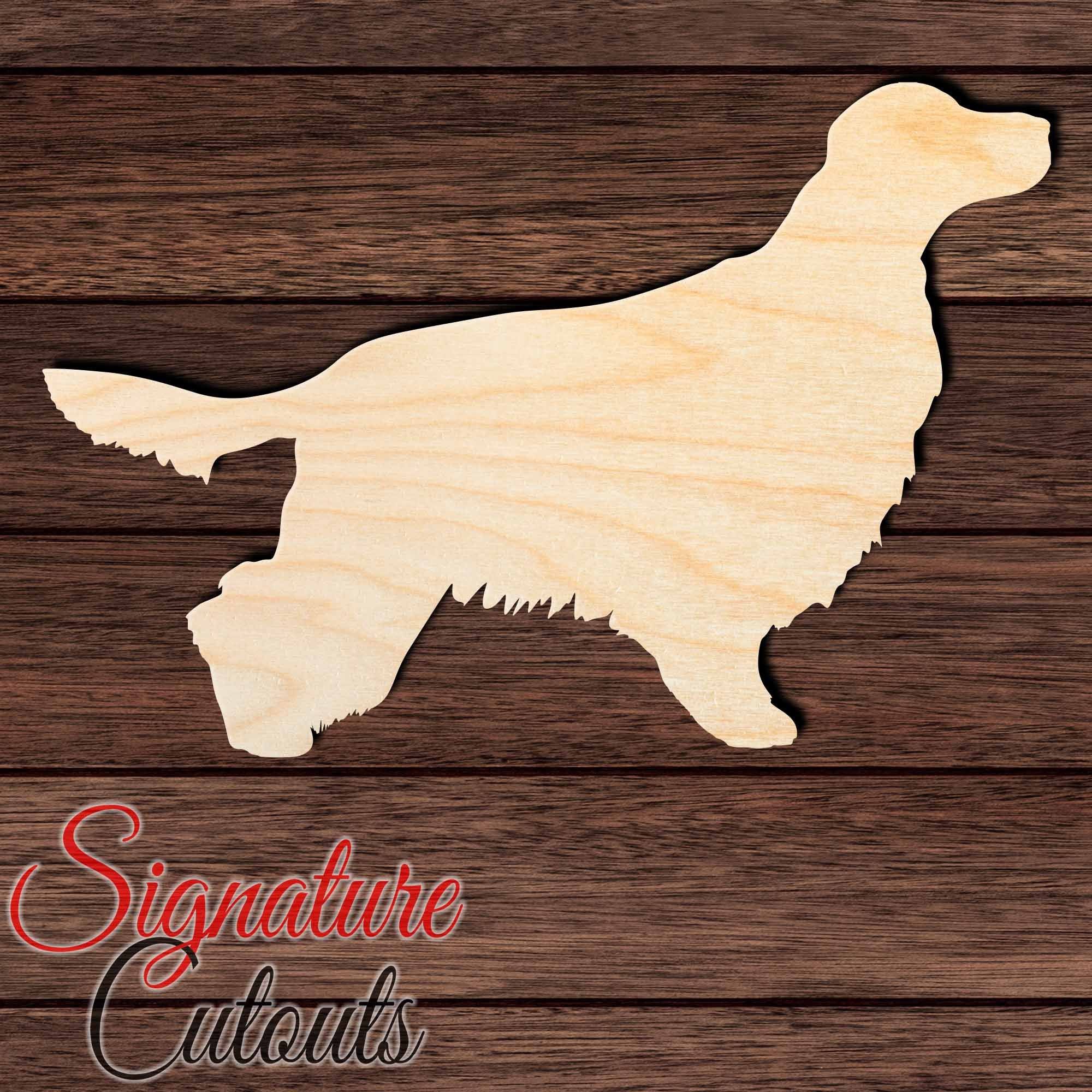 Gordon Setter Shape Cutout in Wood, Acrylic or Acrylic Mirror - Signature Cutouts