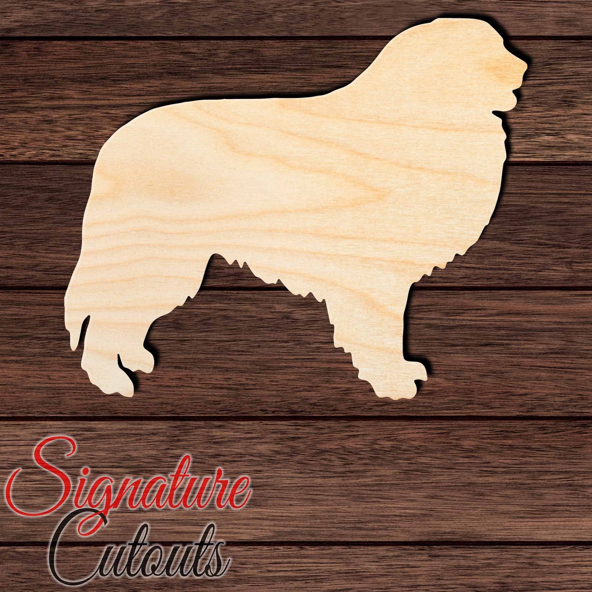 Great Pyrenees Shape Cutout in Wood, Acrylic or Acrylic Mirror - Signature Cutouts