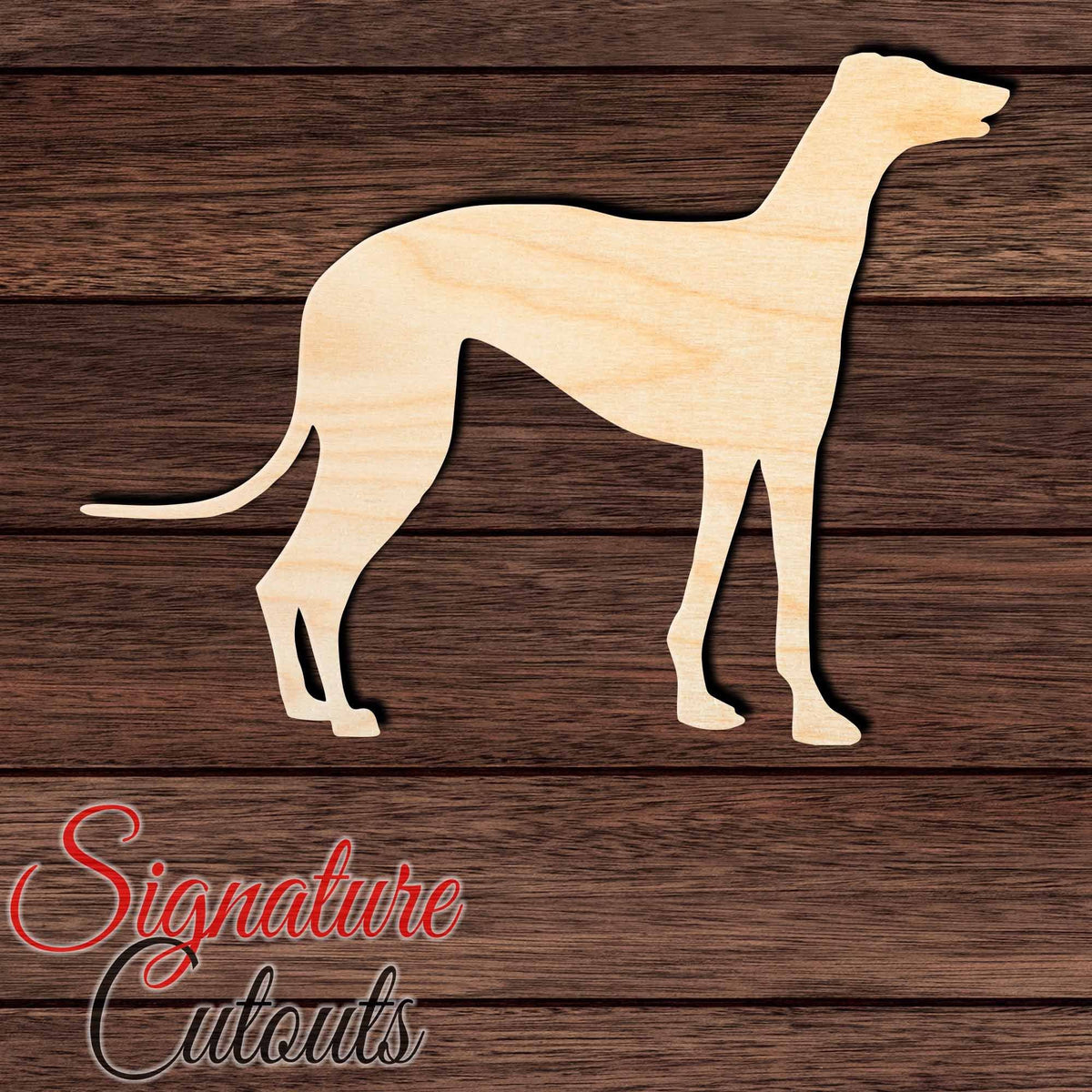 Greyhound Shape Greyhound Shape Cutout – Signature Custom Works