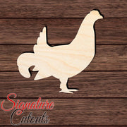 Grouse 001 Shape Cutout in Wood, Acrylic or Acrylic Mirror Craft Shapes & Bases Signature Cutouts 