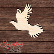 Grouse 005 Shape Cutout in Wood, Acrylic or Acrylic Mirror Craft Shapes & Bases Signature Cutouts 