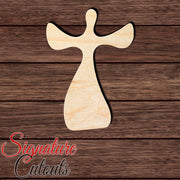 Guardian Angel 001 Shape Cutout in Wood, Acrylic or Acrylic Mirror - Signature Cutouts