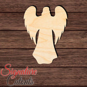 Guardian Angel 002 Shape Cutout in Wood, Acrylic or Acrylic Mirror - Signature Cutouts