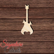 Guitar 003 Shape Cutout in Wood, Acrylic or Acrylic Mirror - Signature Cutouts