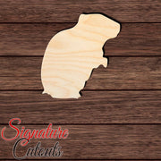Hamster 001 Shape Cutout in Wood, Acrylic or Acrylic Mirror - Signature Cutouts
