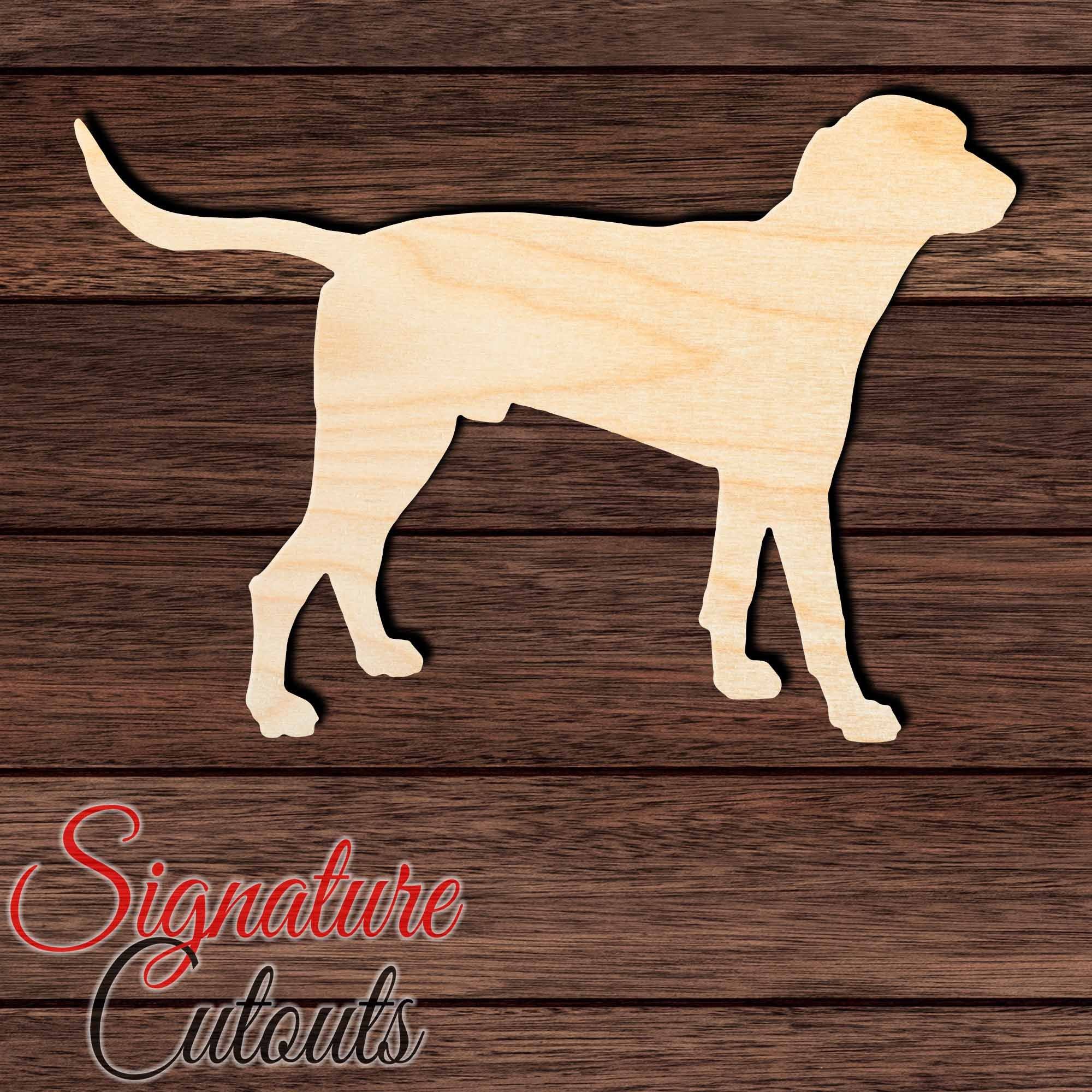 Hanoverian Scenthound Shape Cutout in Wood, Acrylic or Acrylic Mirror - Signature Cutouts