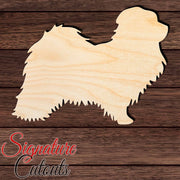 Havanese Shape Cutout in Wood, Acrylic or Acrylic Mirror - Signature Cutouts