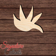Hedgehog Track Shape Cutout in Wood, Acrylic or Acrylic Mirror Craft Shapes & Bases Signature Cutouts 